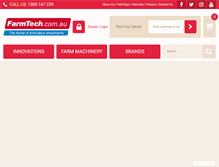 Tablet Screenshot of farmtech.com.au